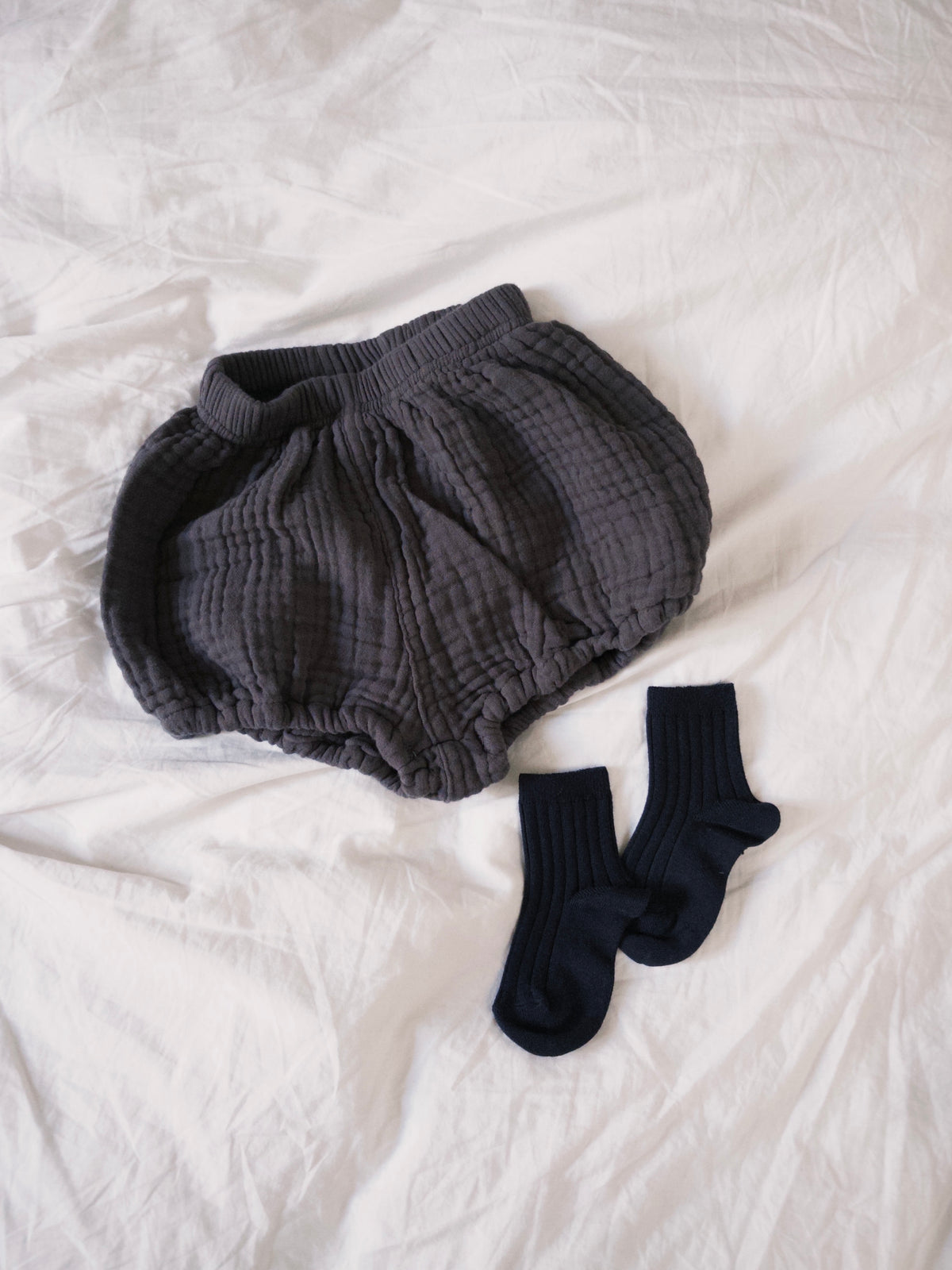 Soft Bubble Bloomer - Charcoal Blue