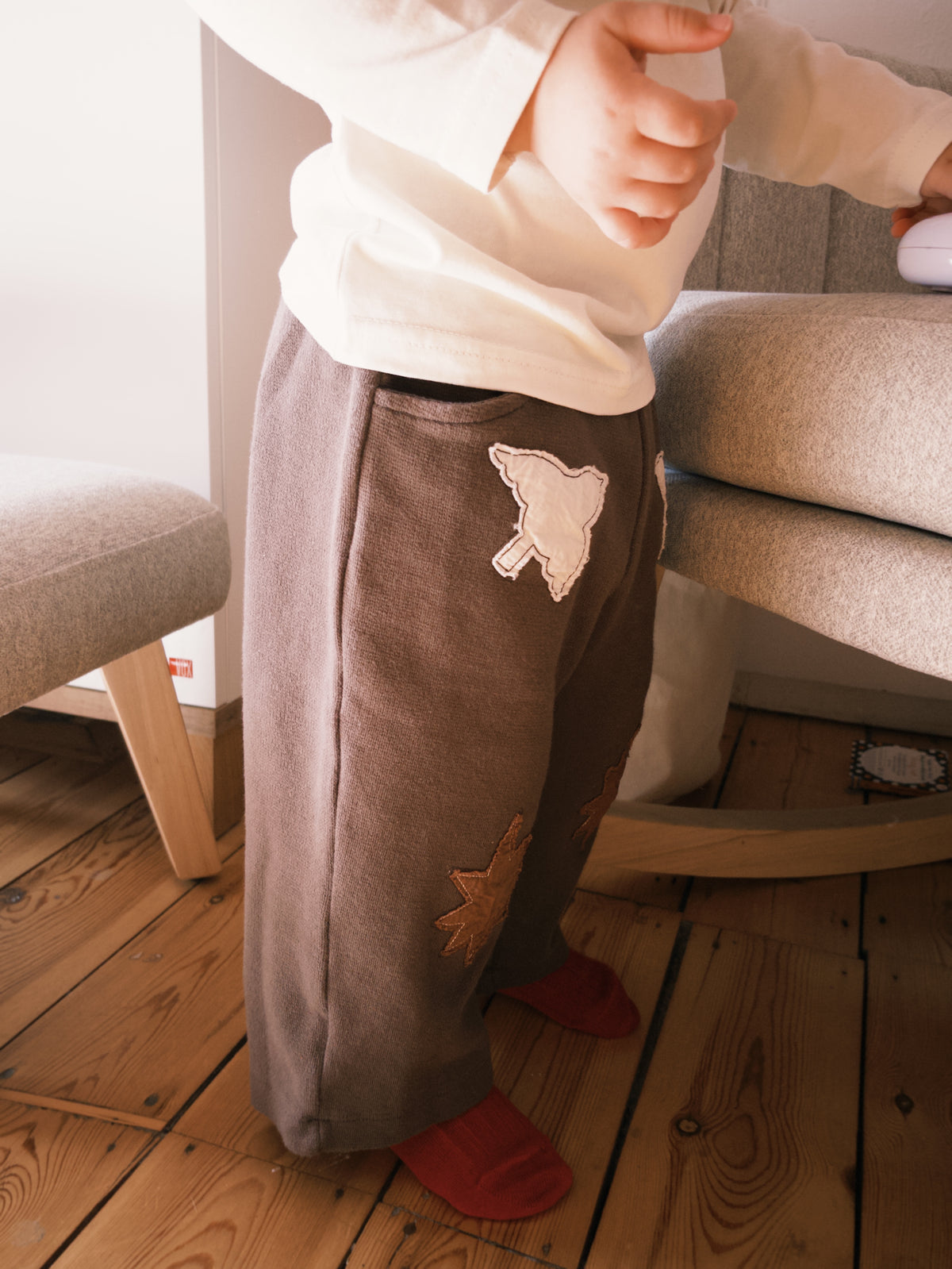 Dream Patch Pants - Brown