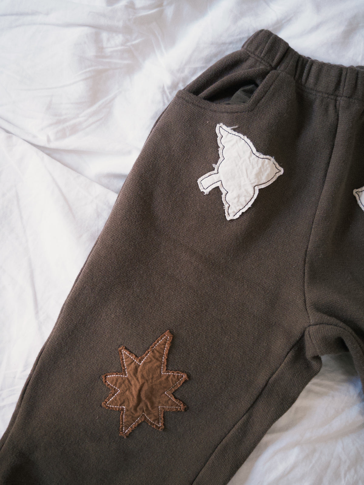 Dream Patch Pants - Brown