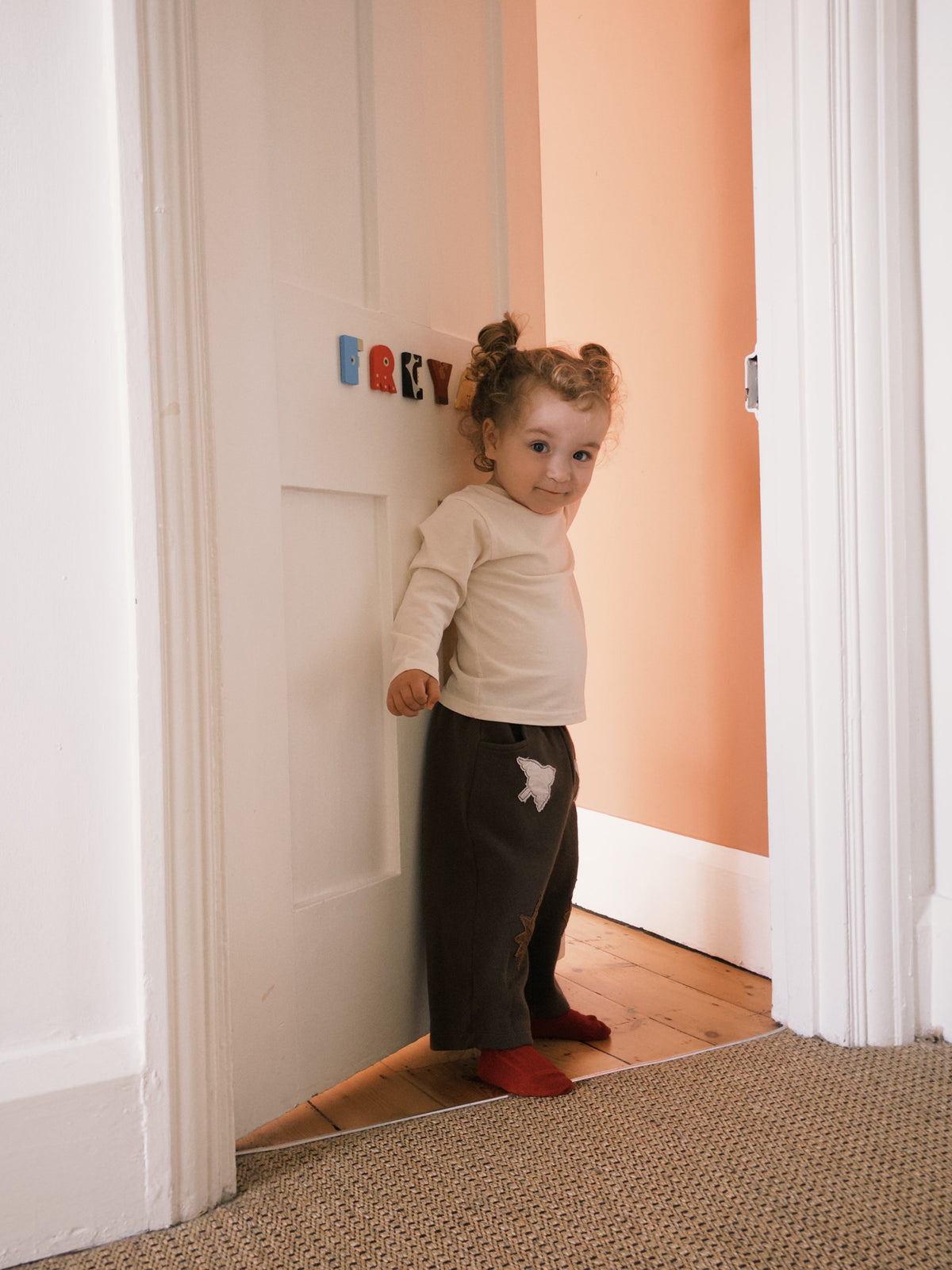 Dream Patch Pants - Brown