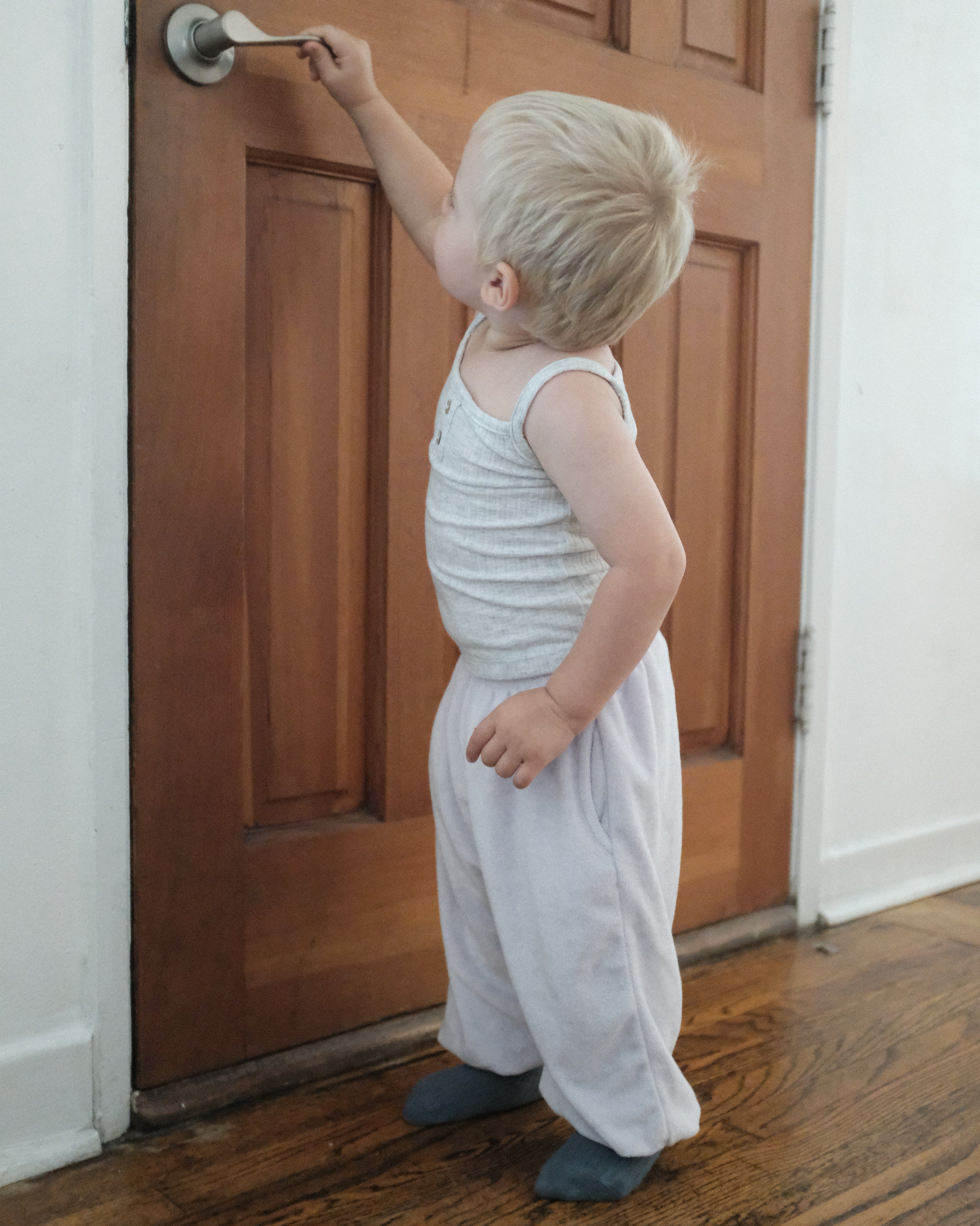Soft Terry Pants - Light Purple