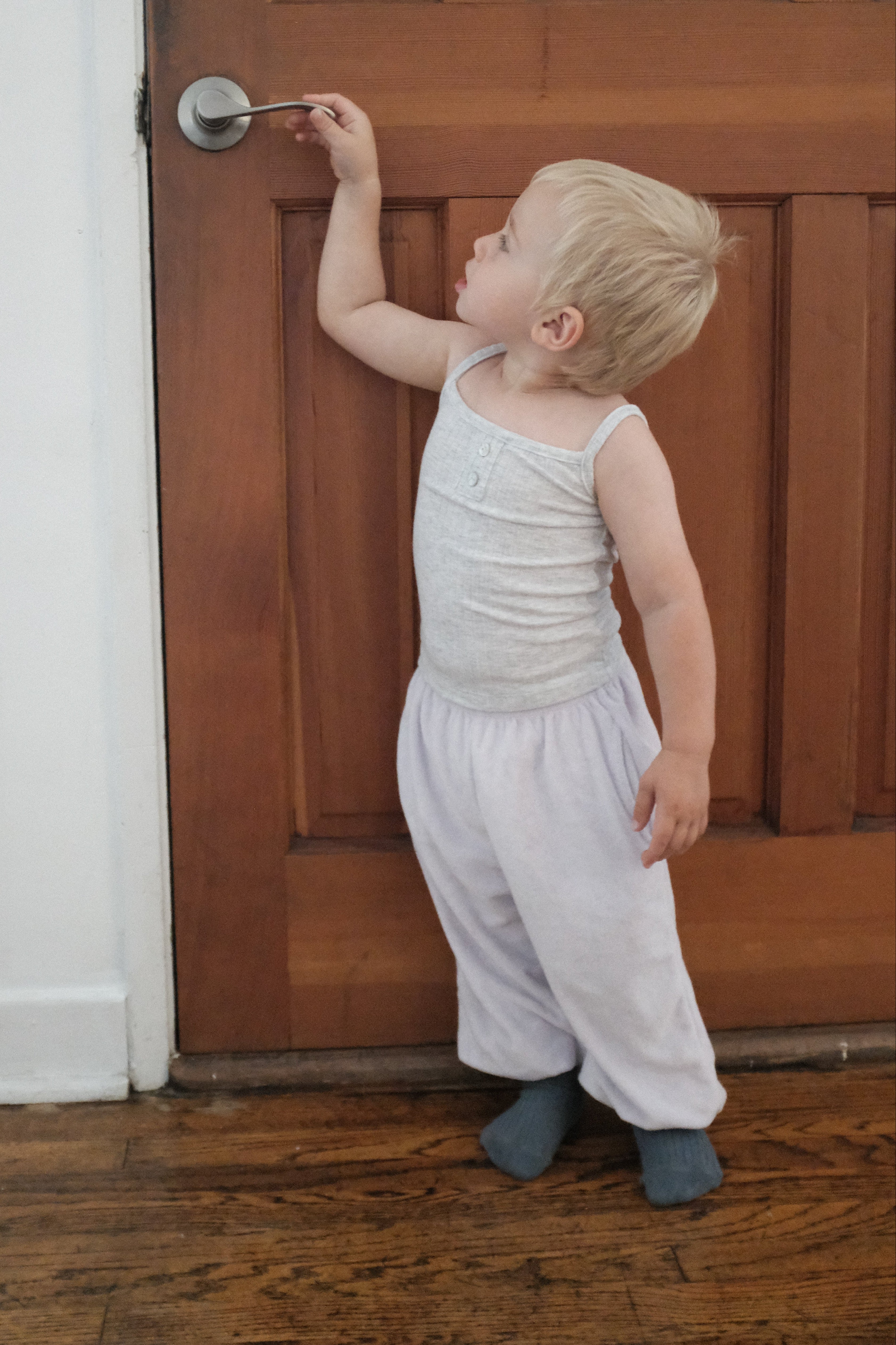 Soft Terry Pants - Light Purple