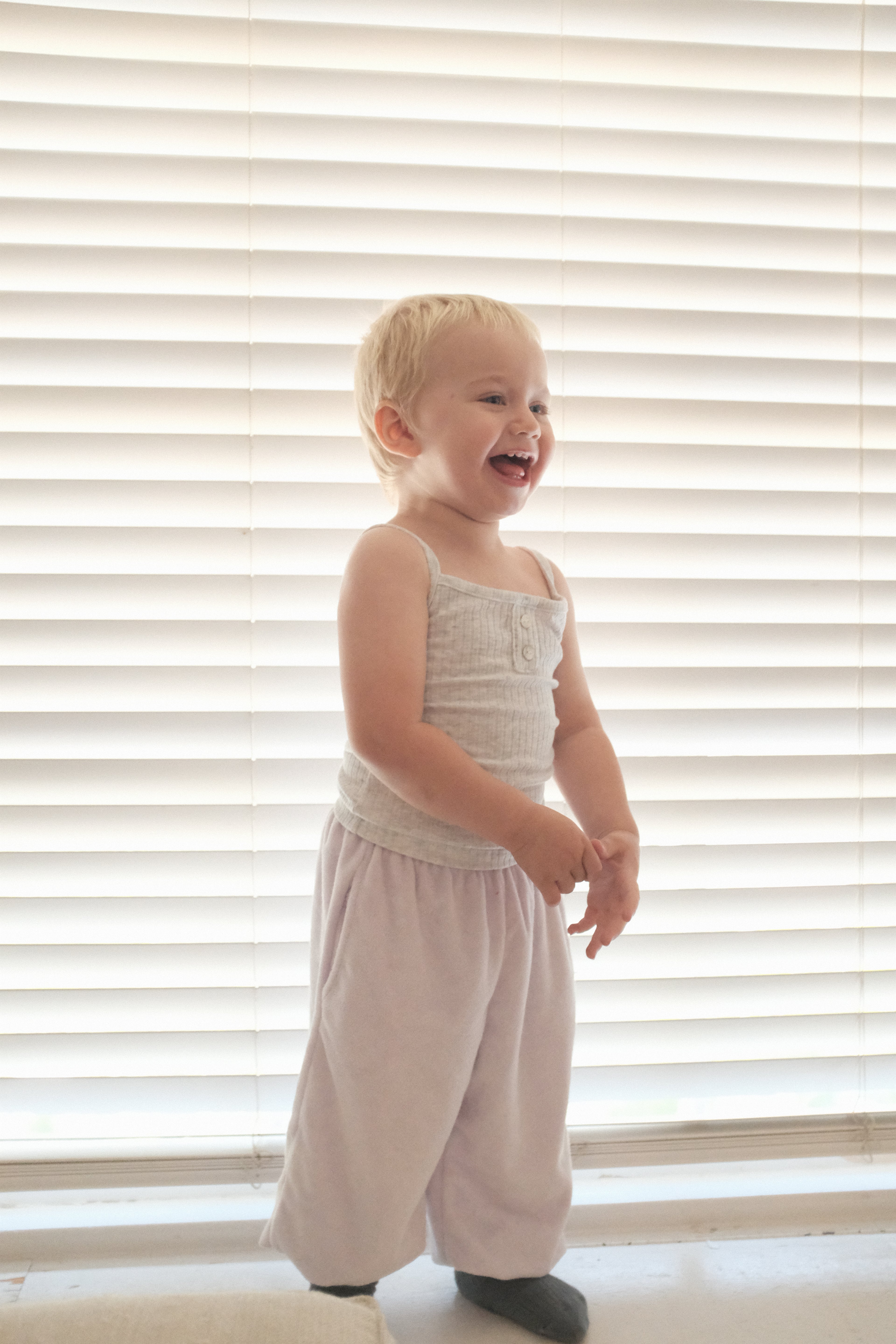 Soft Terry Pants - Light Purple