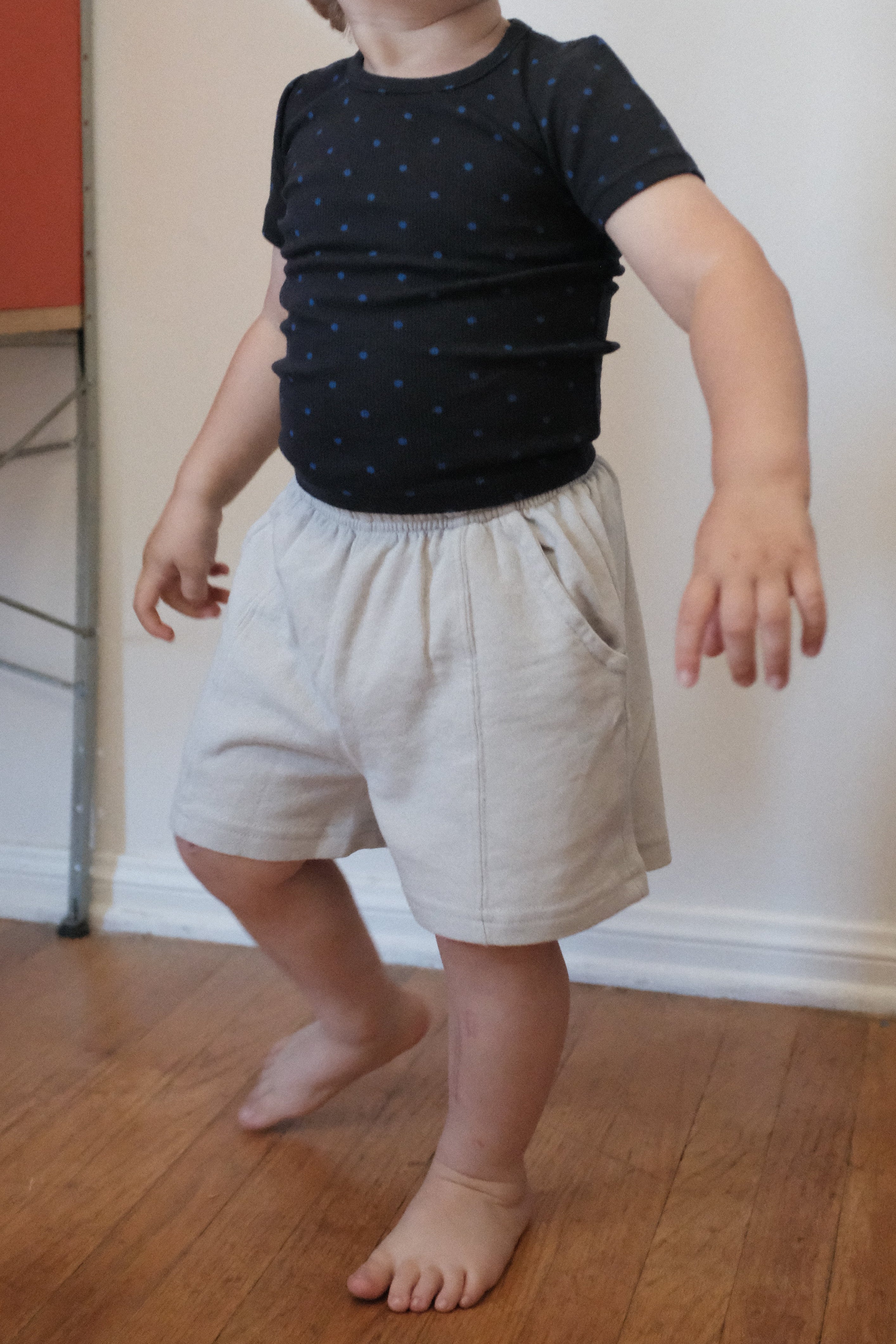 Garment Dyed Shorts - Gray