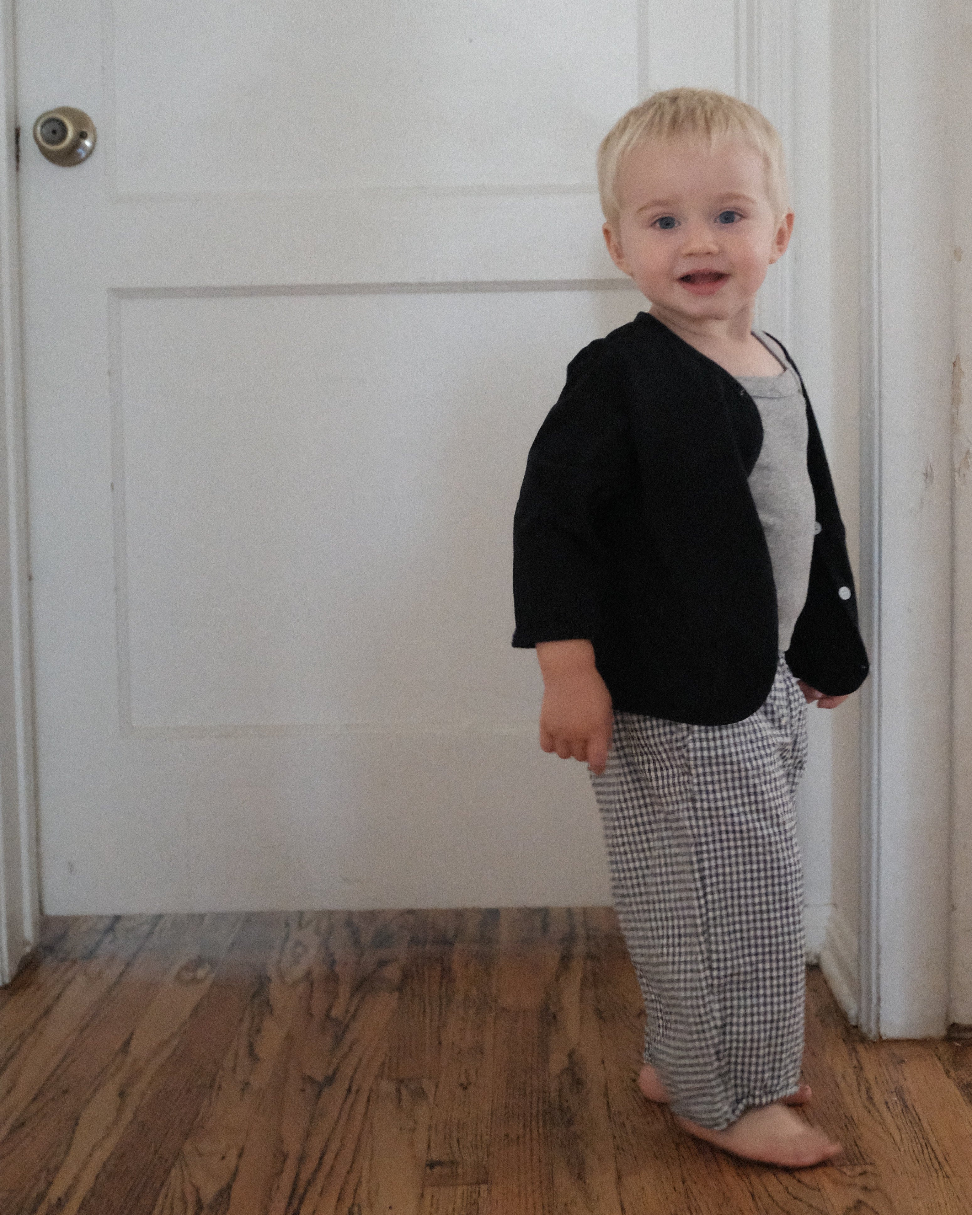 Cotton Cardigan - Navy