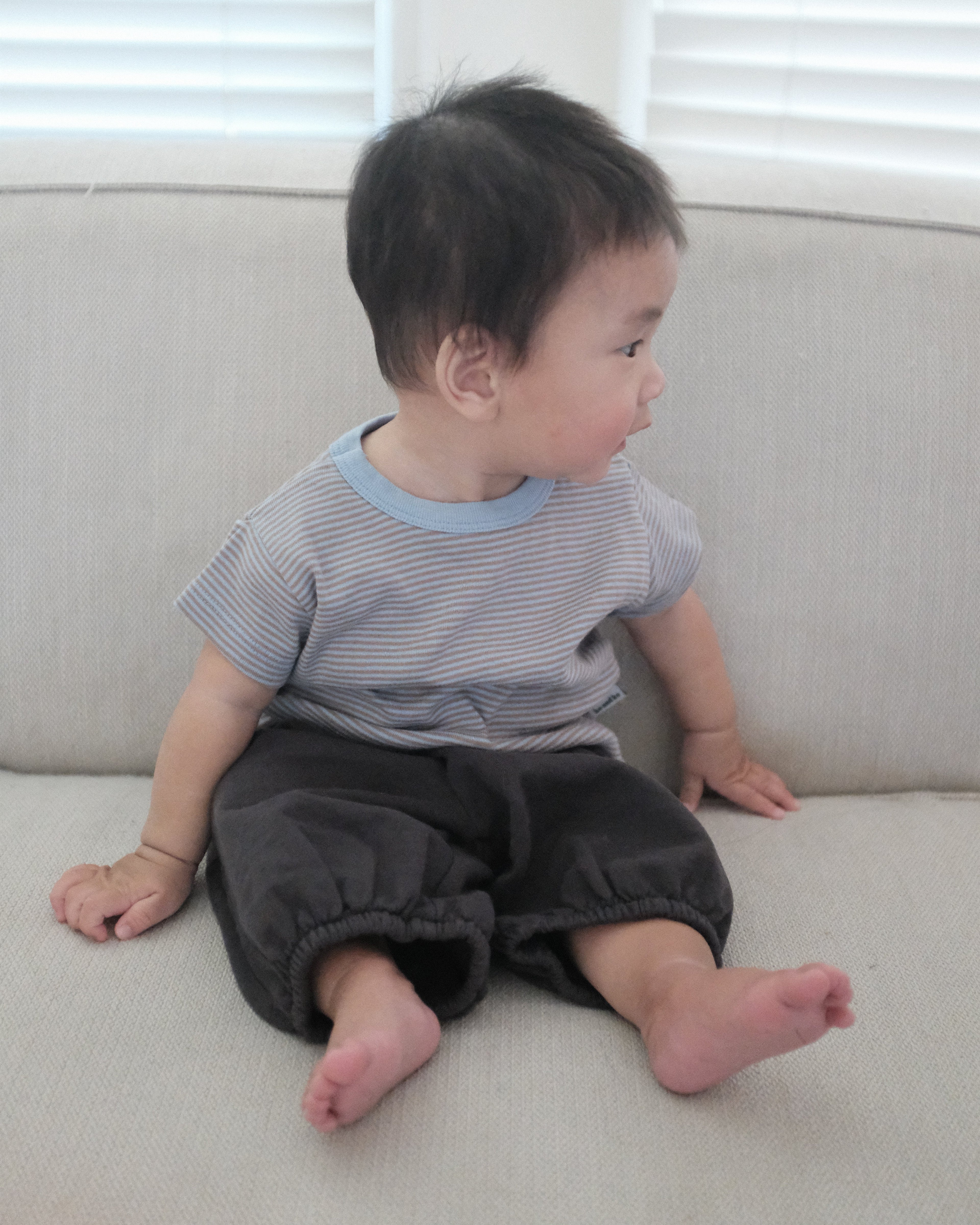 Cropped Jogger Pants - Charcoal
