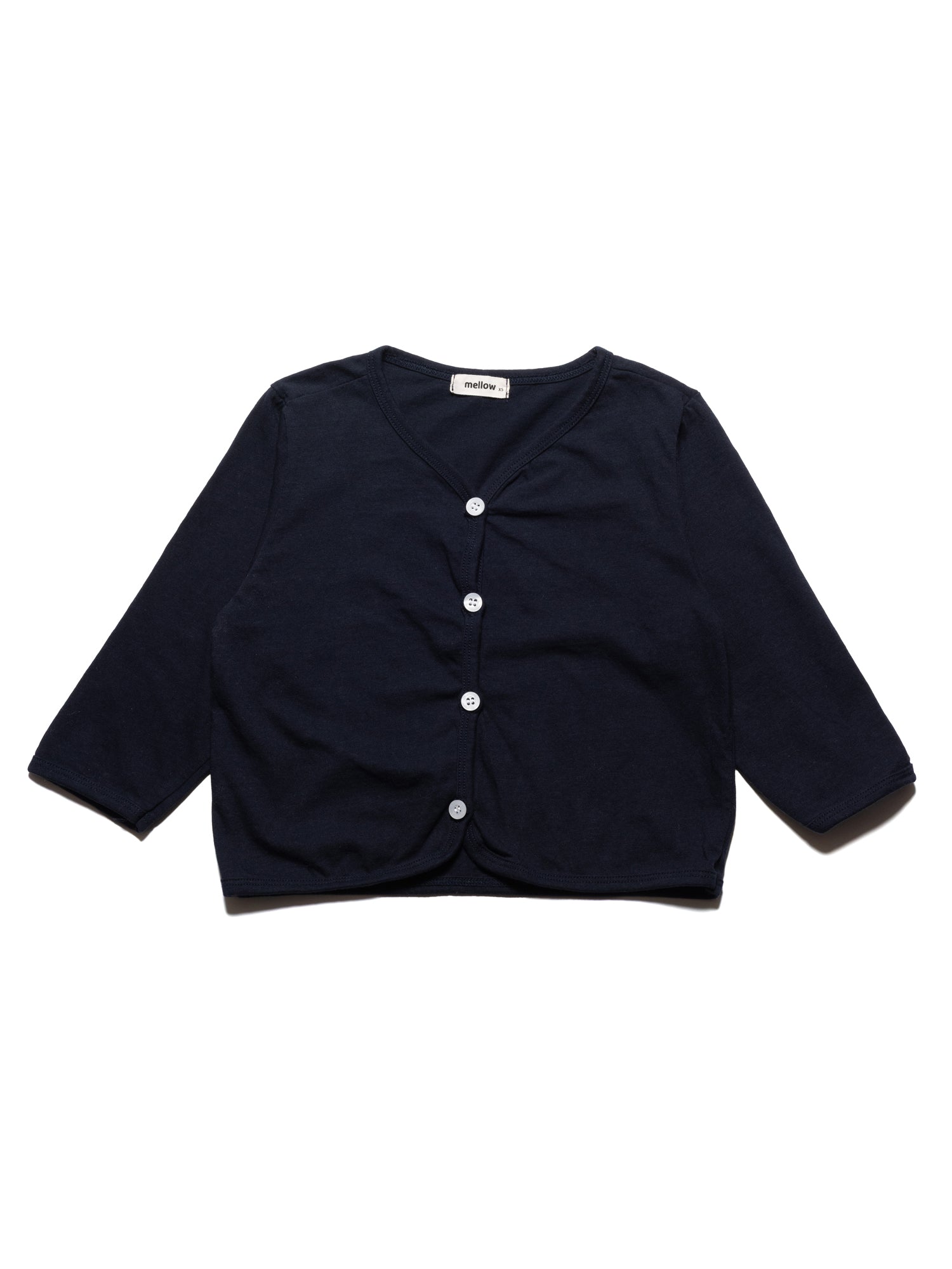 Cotton Cardigan - Navy