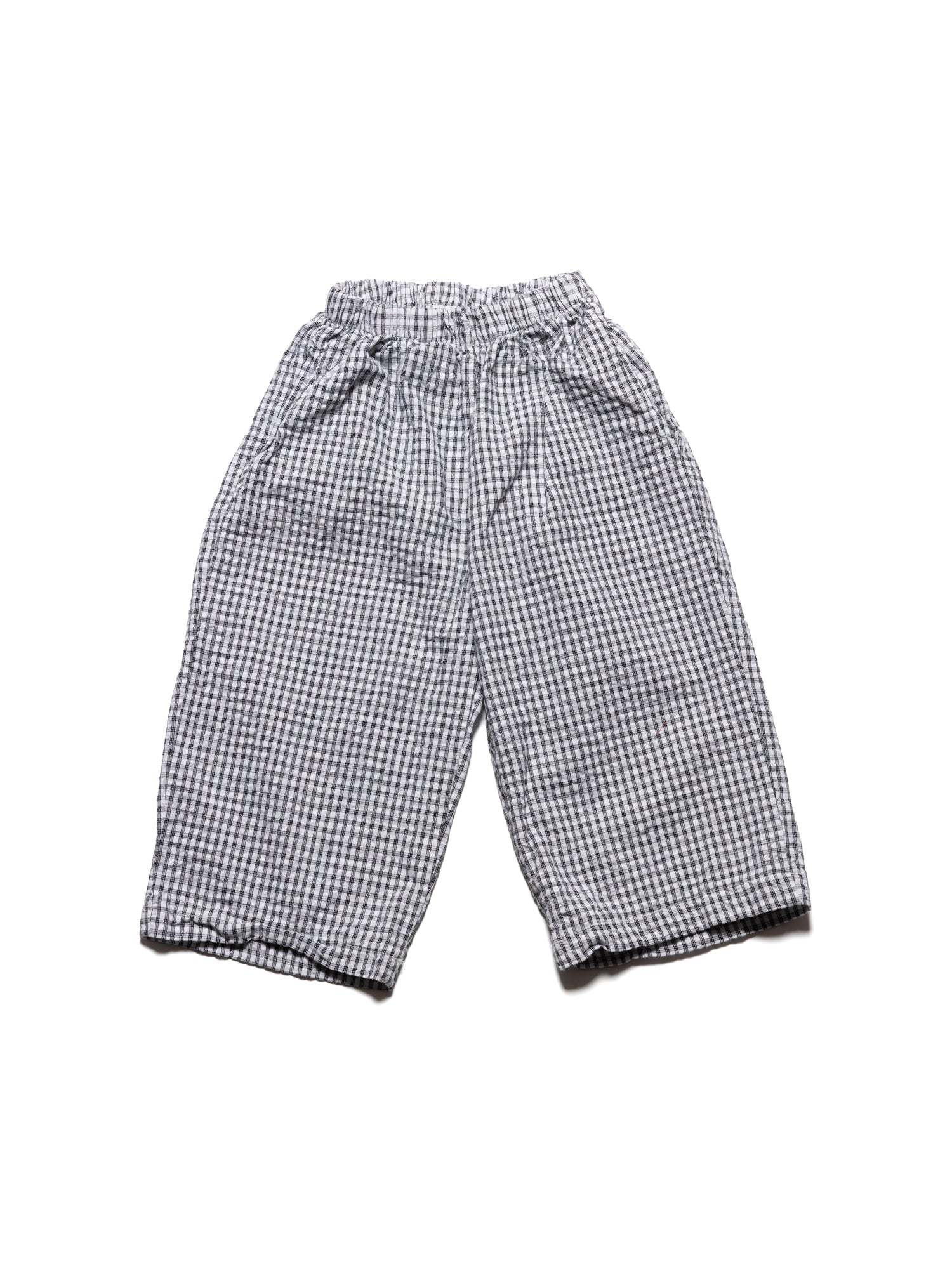 Gingham Play Pants - Black