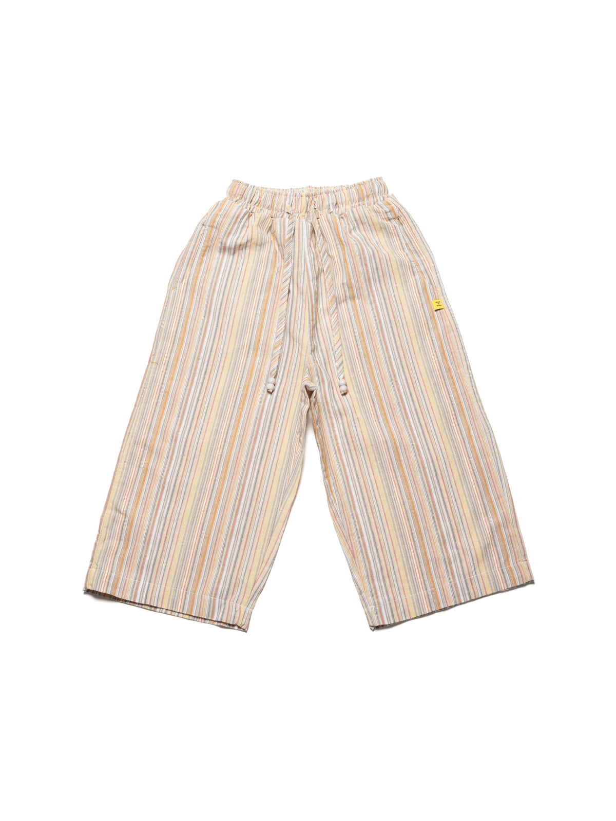 Stripe Summer Wide Pants - Orange