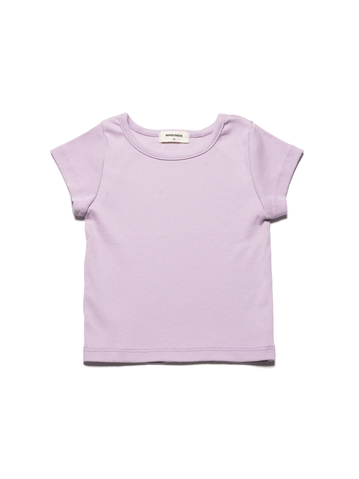 Ribbed Tee - Light Purple