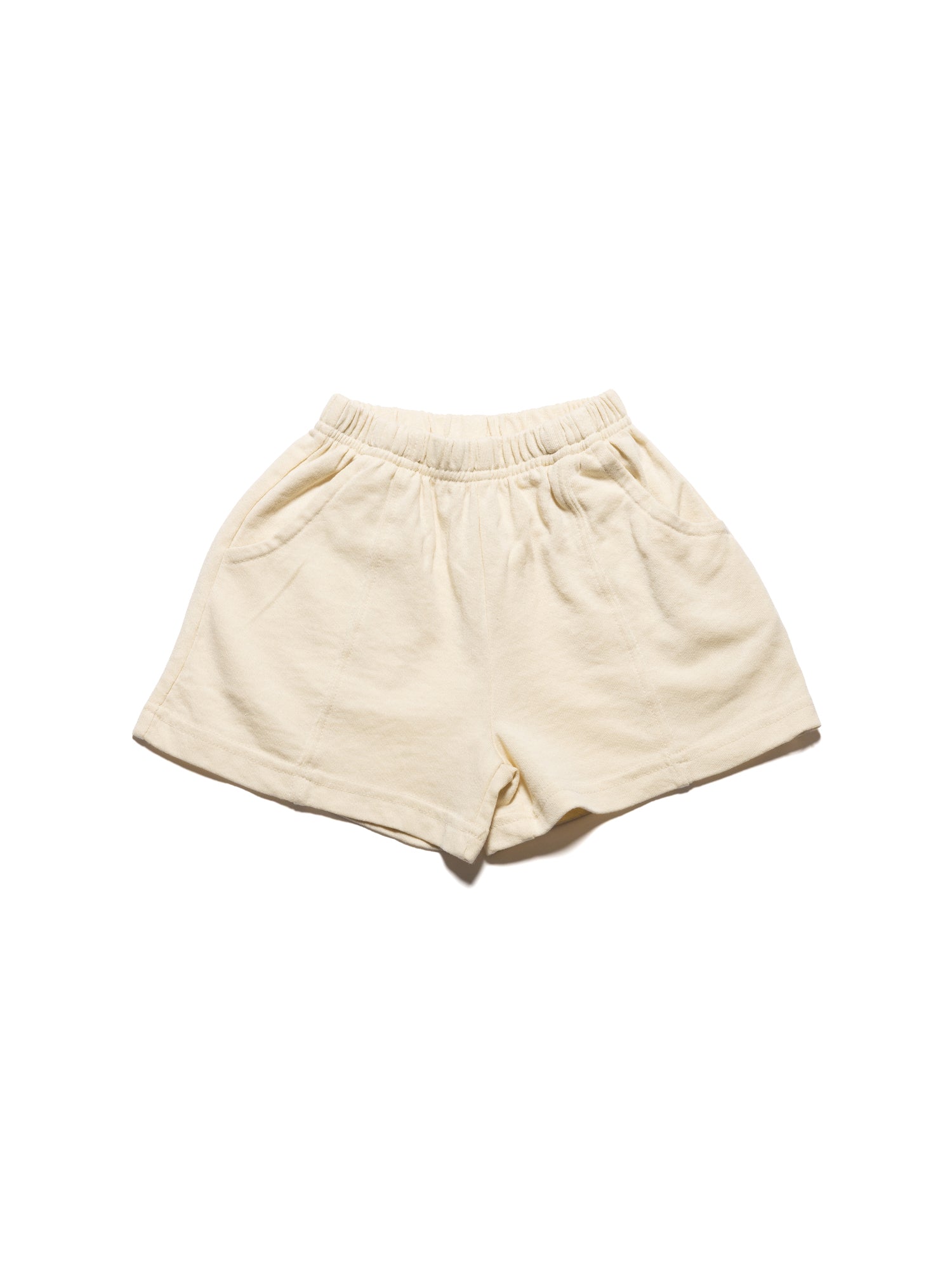 Garment Dyed Shorts - Cream