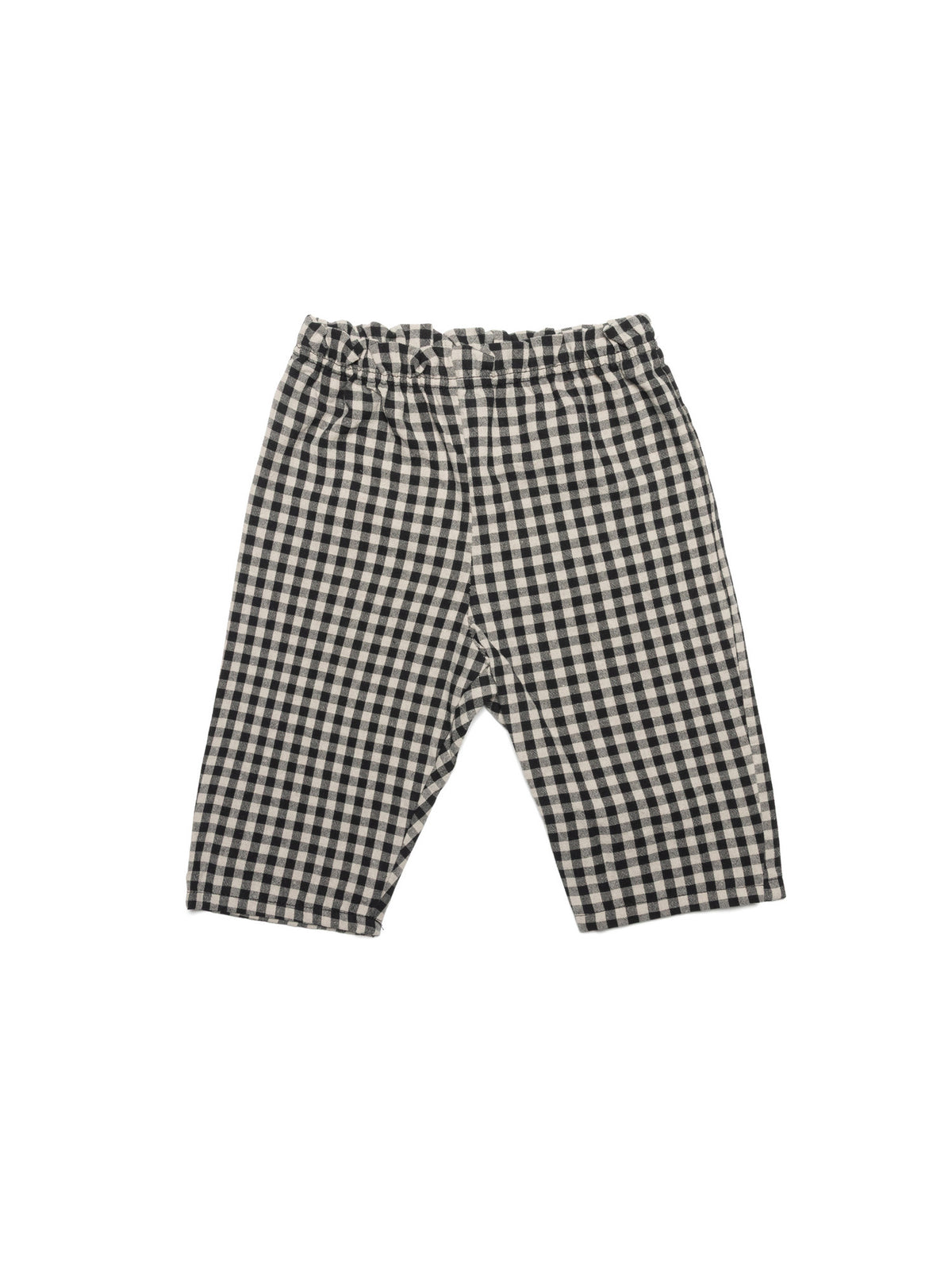 Little Check Pants - Black