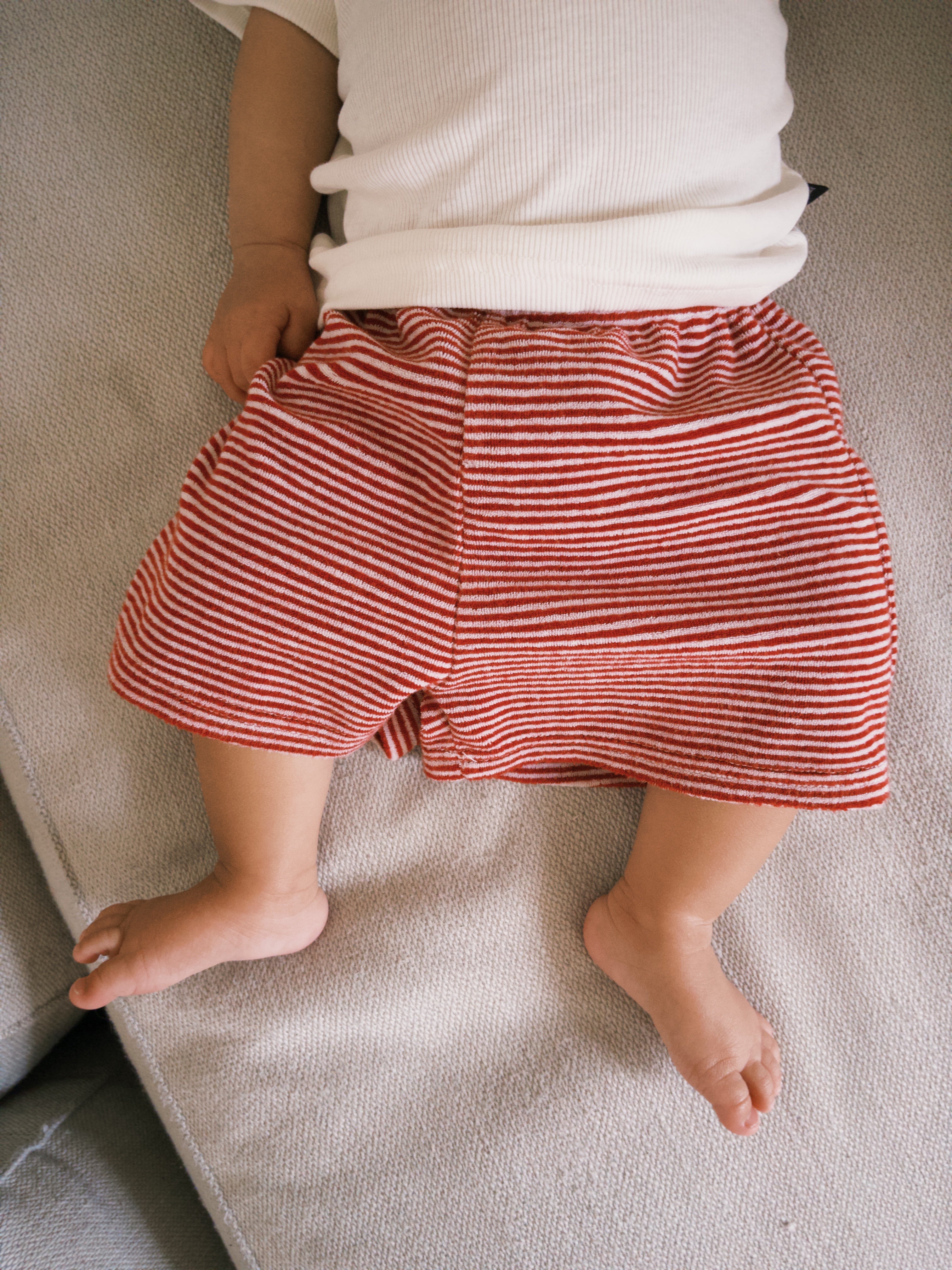Summer Terry Shorts - Red