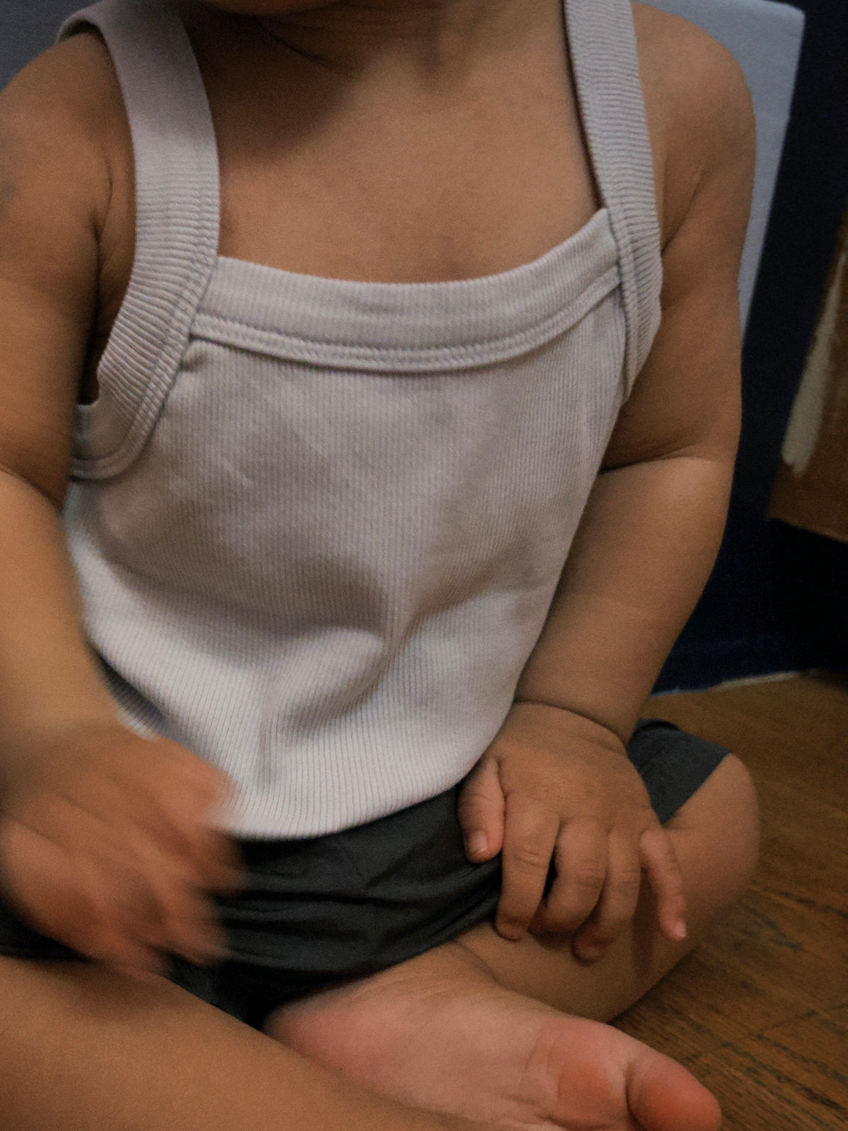Everyday Ribbed Tank - Sky