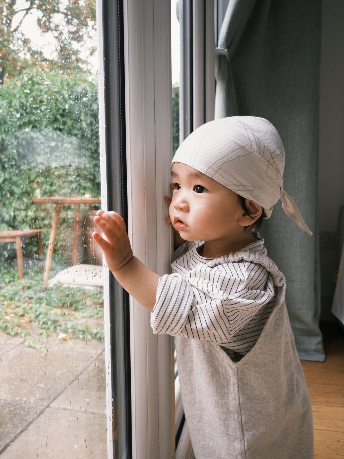 Pointelle Overalls - Oatmeal