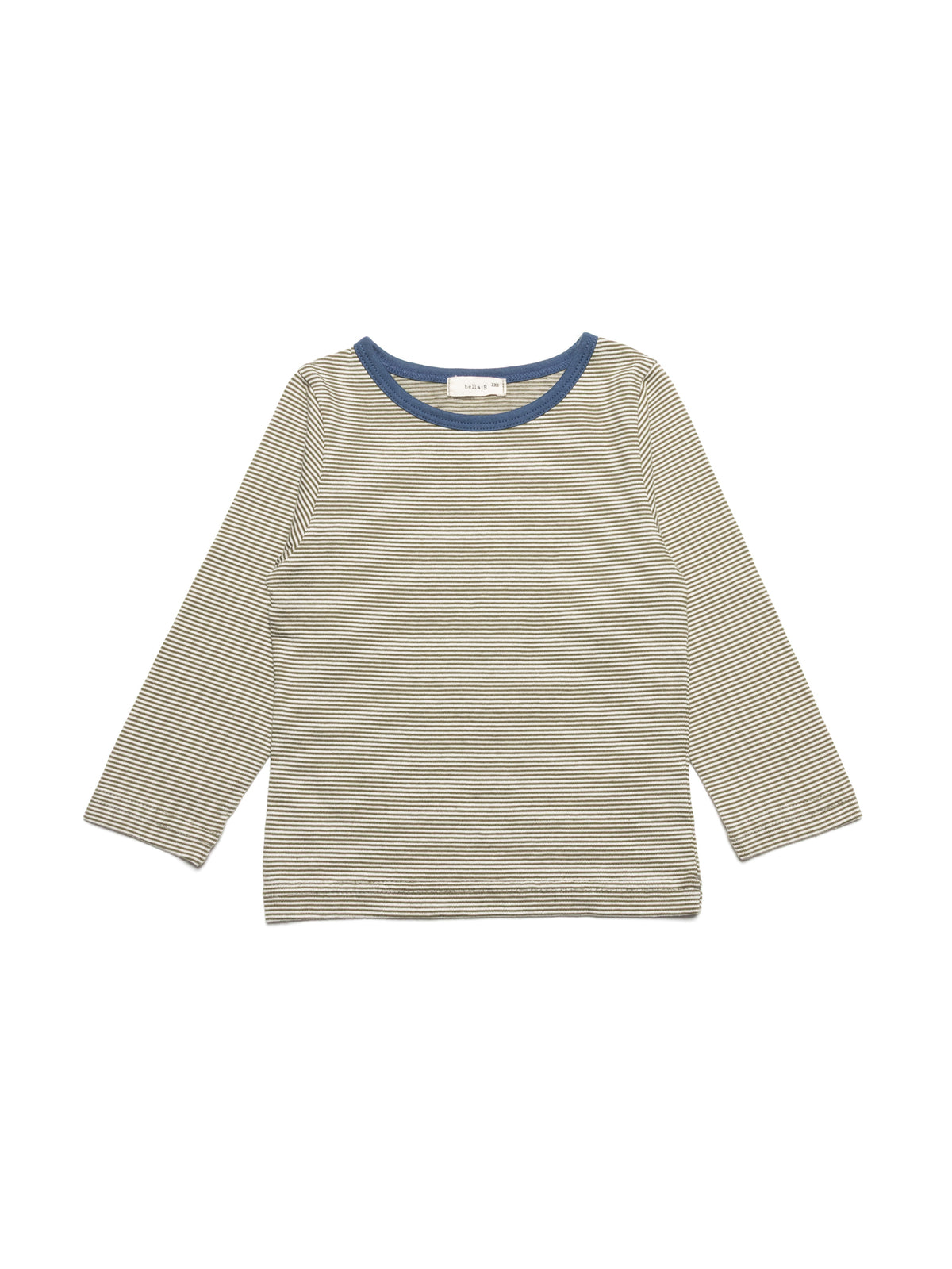 Trim Stripe Long Sleeve - Blue Trim