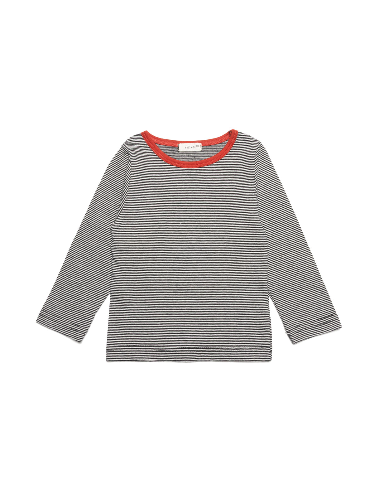 Trim Stripe Long Sleeve - Red Trim
